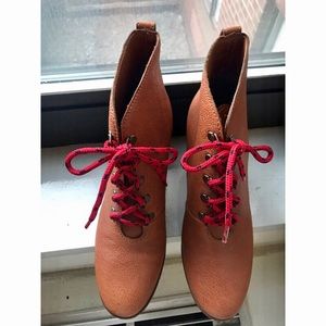 Madewell 1937 Women’s Brown Leather Ankle Boots